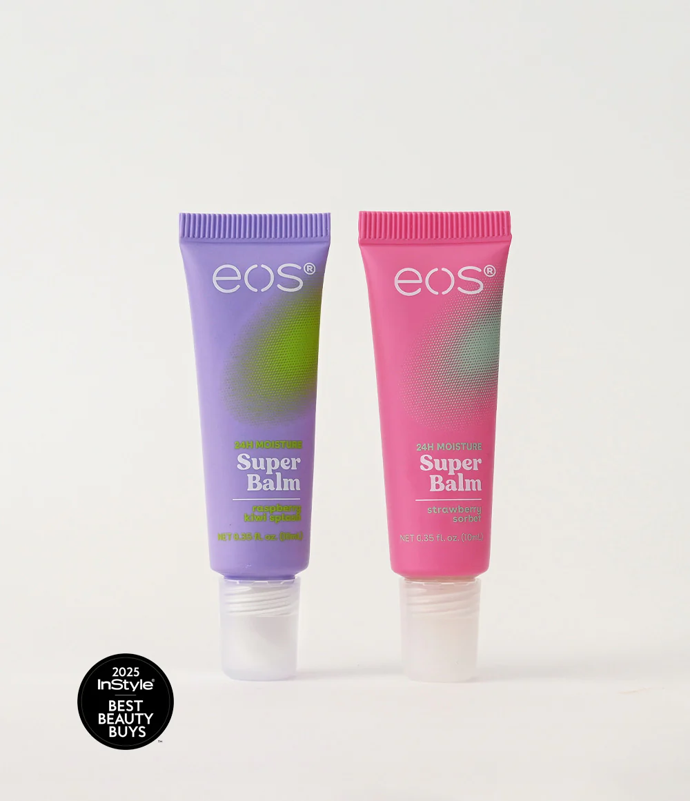 Strawberry Sorbet & Raspberry Kiwi Splash Super Balm 2-Pack - eos